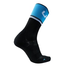 UYN Bikesocke Aero Cycling One Light (aus Natex, gute Belüftung) schwarz/blau Herren - 1 Paar