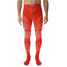 UYN Funktionsunterhose Pant Medium Natyon 3.0 Switzerland enganliegend Unterwäsche rot/weiss Herren