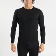 UYN Funktionsunterwäsche Langarmshirt Fusyon Biotech (Merinowolle, ideale Thermoregulation) schwarz Herren