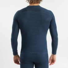 UYN Funktionsunterwäsche Langarmshirt Fusyon Biotech (Merinowolle, ideale Thermoregulation) blau Herren