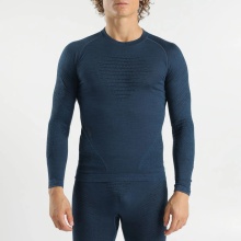 UYN Funktionsunterwäsche Langarmshirt Fusyon Biotech (Merinowolle, ideale Thermoregulation) blau Herren