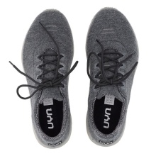 UYN Sneaker-Laufschuhe Living Cloud (Merinowolle, leicht und flexibel) darkgraumelange Herren