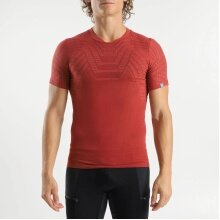 UYN Sport-Tshirt Terracross Shirt mit Shouldercell Knit-Polsterung (Regular Fit) Kurzarm 2024 rot Herren