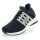 UYN Sneaker-Laufschuhe Nature Tune (Merinowolle, flexibel, nahtlos) dunkelblau/anthrazit Herren