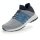 UYN Sneaker-Laufschuhe Nature Tune (Merinowolle, flexibel, nahtlos) irongrau/blau Herren