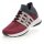 UYN Sneaker-Laufschuhe Nature Tune (Merinowolle, flexibel, nahtlos) rot/grau Herren