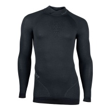 UYN Langarmshirt Fusyon Turtleneck (aus hochwertiger Merinowolle, weich, mit Rollkragen) schwarz Herren