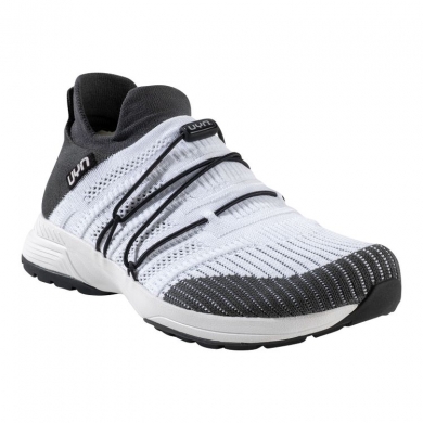 UYN Sneaker-Laufschuhe Free Flow Tune (Merinowolle/Knit) weiss/grau Herren