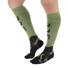 UYN Laufsocke Compression Fly (Kompressionssocke , für intensive Laufeinheiten) limegrün/schwarz Herren - 1 Paar