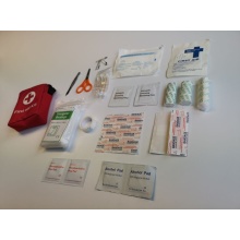 Lynxsport Erste Hilfe (First Aid Kit) Basic rot Set