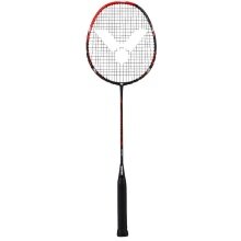 Victor Badmintonschläger Ultramate 6 (sehr kopflastig, mittel) schwarz/rot - besaitet -