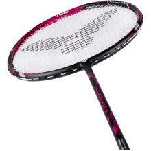 Victor Badmintonschläger Ultramate 8 (kopflastig, mittel) schwarz/violett - besaitet -