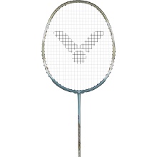 Victor Badmintonschläger DriveX Nano 7 V (grifflastig, flexibel) hellblau/gold - unbesaitet -