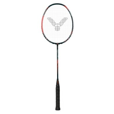 Victor Badmintonschläger Thruster Ryuga Metallic C (kopflastig, sehr steif) schwarz/rot - unbesaitet -