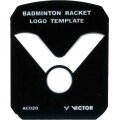 Victor Logoschablone für Badmintonsaite/Badmintonschläger - 1 Stück