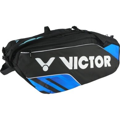 Victor Racketbag Multithermobag BR9313 CF (Schlägertasche, 3 Hauptfächer, Schuhfach) 2024 schwarz/blau