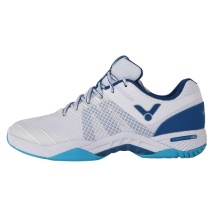 Victor Hallen-Indoorschuhe S82 AF weiss/blau Herren