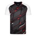 Victor Sport-Tshirt T-43101 C (V-Ausschnitt) schwarz/weiss/rot Herren