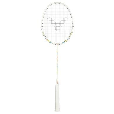 Victor Badmintonschläger Thruster K Fire Works A 78g/kopflastig/flexibel 2025 weiss - unbesaitet -