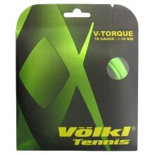 Besaitung mit Tennissaite Völkl V-Torque grün