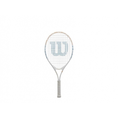 Wilson Kinder-Tennisschläger Roland Garros Elite 23in (7-10 Jahre) weiss - besaitet -