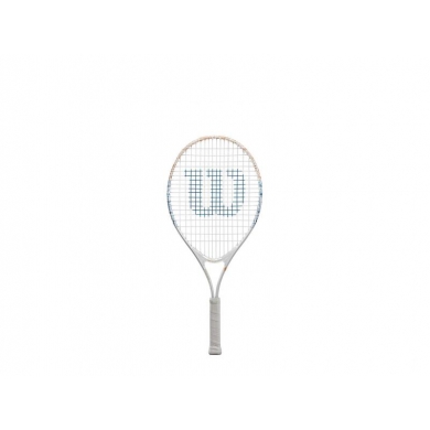 Wilson Kinder-Tennisschläger Roland Garros Elite 21in (4-7 Jahre) weiss - besaitet -