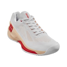 Wilson Tennisschuhe Rush Pro 4.0 Allcourt 2024 weiss/peach Damen