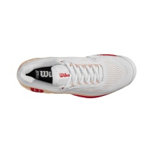 Wilson Tennisschuhe Rush Pro 4.0 Allcourt 2024 weiss/peach Damen