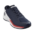 Wilson Tennisschuhe Rush Pro Ace Clay/Sandplatz (2E/weit) 2024 navyblau/weiss Herren