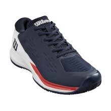 Wilson Tennisschuhe Rush Pro Ace Clay/Sandplatz (2E/weit) 2024 navyblau/weiss Herren