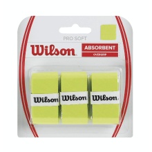 Wilson Overgrip Pro Soft 0.55mm limegrün 3er