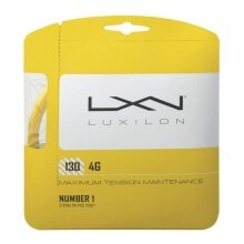 Luxilon Tennissaite 4G (Haltbarkeit+Power) gelb 12m Set