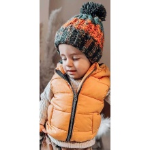 Wakefield Wintermütze Pom Pom orange Kinder - 1 Stück