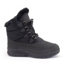 Warmbat Winterschuhe Abbott - Leder, Schafffell Innenfutter, wasserabweisend - schwarz Damen