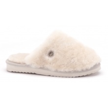 Warmbat Hausschuhe Pantoffel Mungo Fur mit Merino Schaffell blush beige Damen