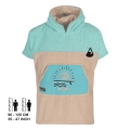 Wave Hawaii Poncho Dropsi (Baumwolle) 90-120cm mint/beigebraun Kinder