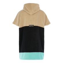 Wave Hawaii Poncho Ericeira (Baumwolle) 160-190cm braun/schwarz/mint Herren/Damen