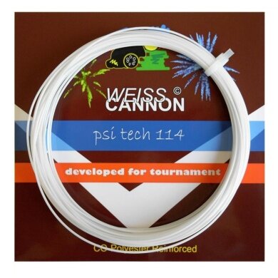 WeissCannon Tennissaite Psi Tech 114 1.20 weiss 12m Set