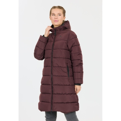 Whistler Winter-Steppmantel Amaret Long Puffer Jacket (warm, wasserdicht, winddicht) burgundrot Damen