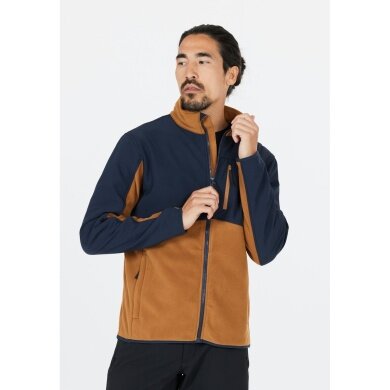 Whistler Fleecejacke Evo (100% Polyester, atmungsaktiv) orange/navyblau Herren