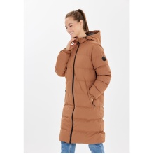 Whistler Winter-Steppmantel Abella Long Padded (Kapuze, warm, atmungsaktiv) cognacbraun Damen