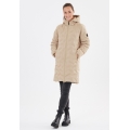 Whistler Wintermantel Dido Long Puffer (Kapuze, warm, wasserabweisend) cremeweiss/beige Damen