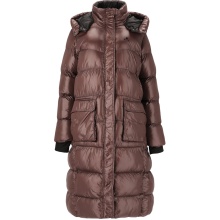 Whistler Winter-Steppmantel Lakewood Long Puffer Jacket (warm, atmungsaktiv) braun Damen