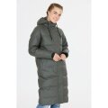 Whistler Winter-Steppmantel Audrey Long Puffer Jacket W-Pro 5000 (wasserdicht, winddicht) dunkelgrau Damen