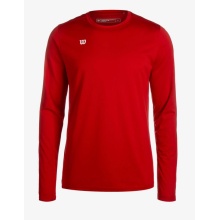 Wilson Sport-Langarmshirt Shooting Shirt rot Herren