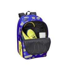 Wilson Tennis-Rucksack Minions 3.0 Team (Hauptfach, Schlägerfach) 2024 blau/gelb