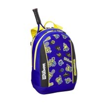 Wilson Tennis-Rucksack Minions 3.0 Tour Junior/Kinder (Hauptfach, Schlägerfach) blau/gelb