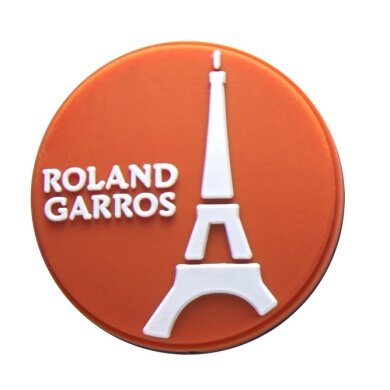 Wilson Schwingungsdämpfer Roland Garros Eiffel Tower claybraun/weiss - 1 Stück