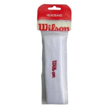 Wilson Stirnband Classic (90% Baumwolle) weiss