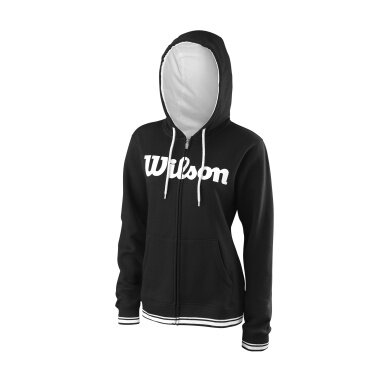 Wilson Hoodie Team Full Zip #18 schwarz Damen